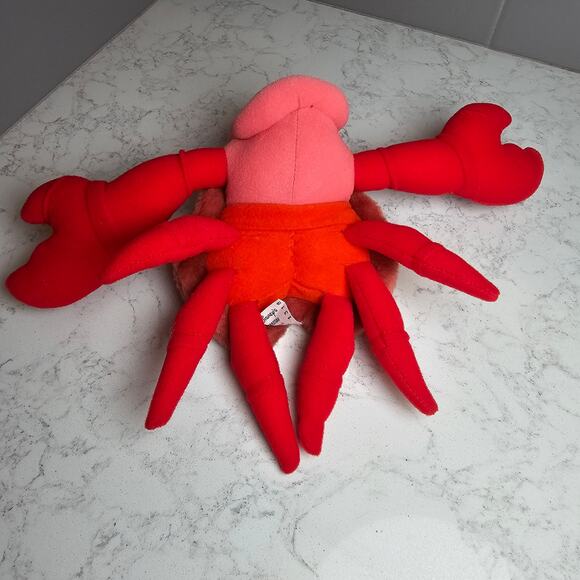 Disney The Little Mermaid Sebastian Crab Plush Small 10” Stuffed Animal Plush - Picture 9 of 9
